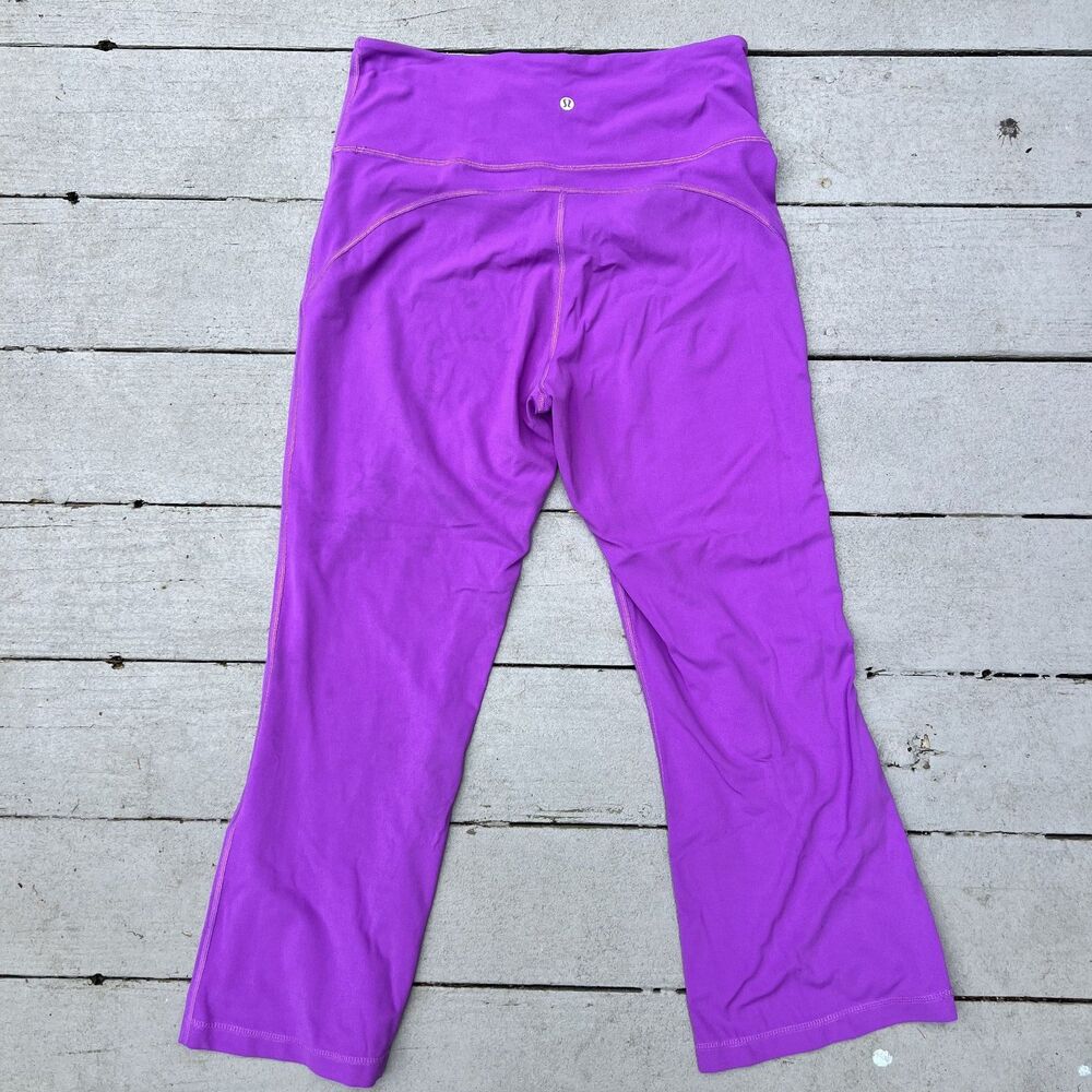 Lululemon Groove High Rise Flared Leggings Purple-Size 12
